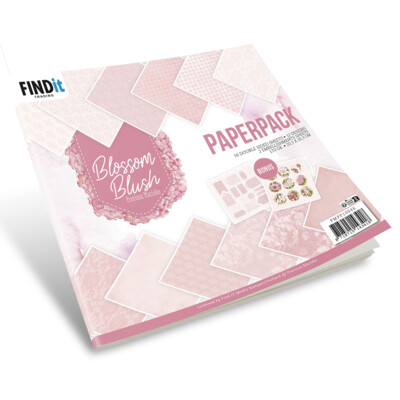 Precious Marieke 8X8 Paper Pack, Blossom Blush - Design