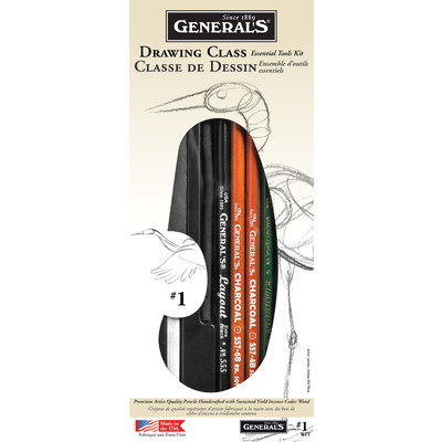 Drawing Class Essential Tools Kit (13pc)
