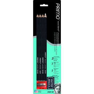 Primo Euro Blend Charcoal Pencil Set (5pc)