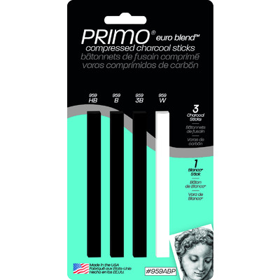 Primo Euro Blend Compressed Charcoal Set (4pc)