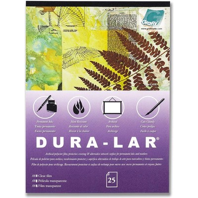 Clear Dura-Lar Film Pack, .005 - 25" x 40" (25 Sheets)