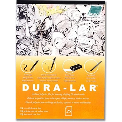 Matte Dura-Lar Film Pack, .005 - 20" x 25" (25 Sheets)