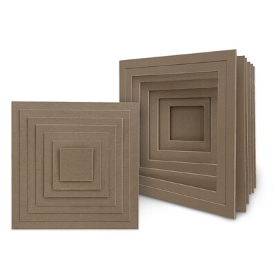 2 in 1 Tunnel & Pyramic Chipboard Albums, 8" x 8"