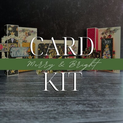 Card Kit, Merry & Bright