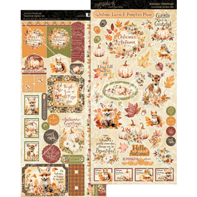 Sticker Set, Autumn Greetings