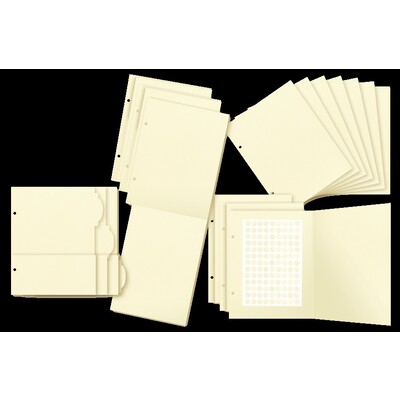 Binder Album with Interactive Pages, Ivory
