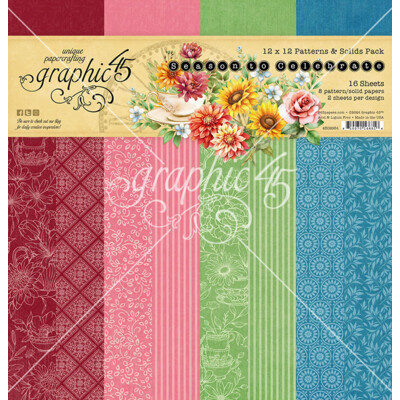 12X12 Patterns & Solids Paper Pack, Season to Celebrate