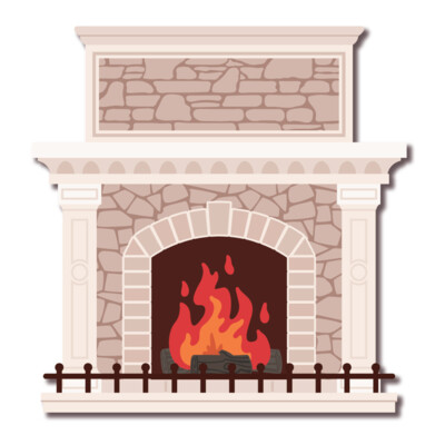 Honey Cuts Die, Lovely Layers: Fireplace