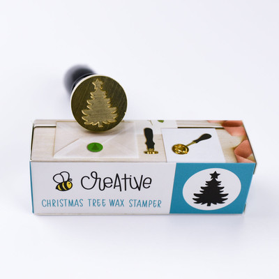 Bee Creative Wax Stamper, Christmas Tree