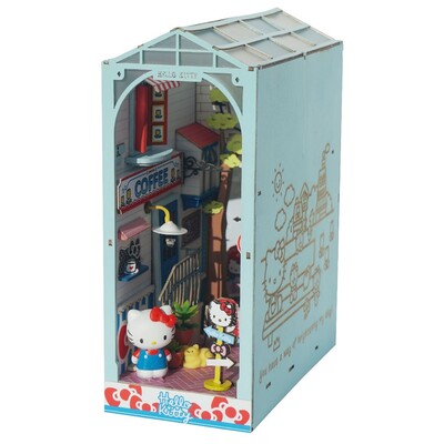 DIY Miniature Model Kit, Book Nook - Hello Kitty Town Square