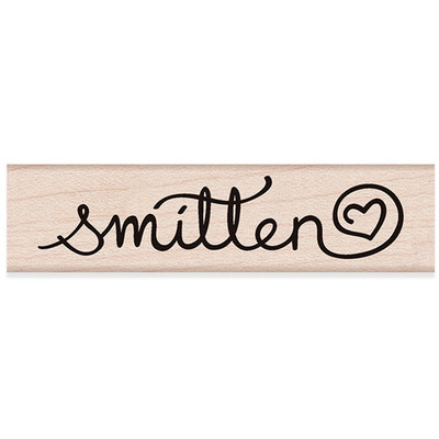 Wood Stamp, Smitten