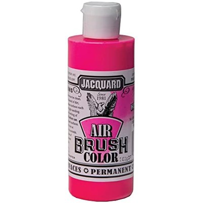 Airbrush Color, 4oz. - Fluorescent Hot Pink