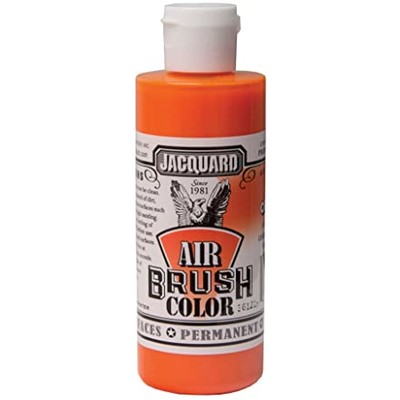 Airbrush Color, 4oz. - Fluorescent Orange