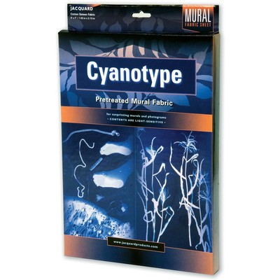 Cyanotype Mural Fabric, 5' x 7'