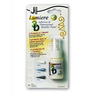 Lumiere 3-D 1oz #200 Clear +3 Tips