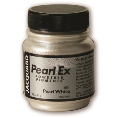 Pearl Ex Powdered Pigments 0.75oz #651 Pearl White