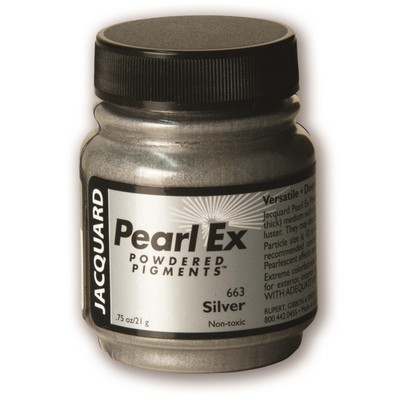 Pearl Ex Powdered Pigments 0.75oz #663 Silver