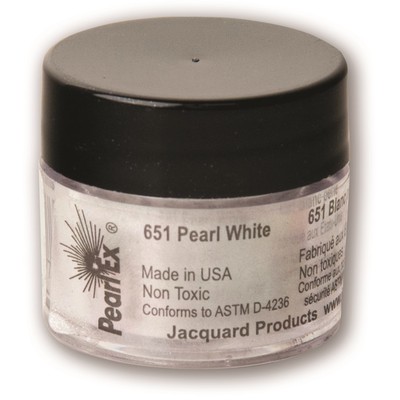 Pearl Ex Powdered Pigments 3g #651 Pearl White
