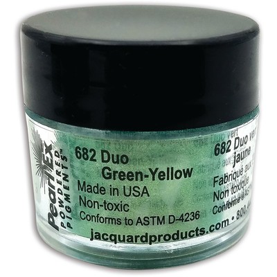 Pearl Ex Powdered Pigments 3g #682 Duo Green/Yellow