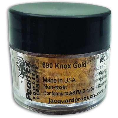 Pearl Ex Powdered Pigments 3g #690 Knox Gold