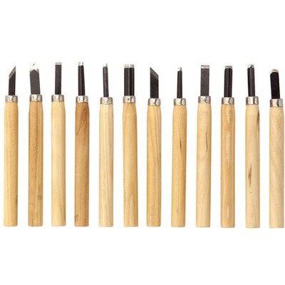 Wood Carving Knife Set (12pc)