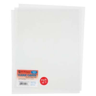 Clear Carve Etching Plate, 8" x 10" (3pk)