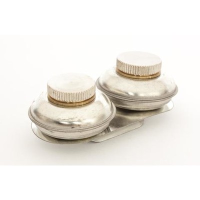 Palette Cups with Brass Cover, Small Double - 1-1/4" x 1/2"