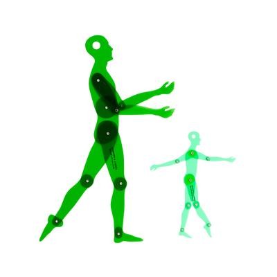 Moveable Figurines, Human Figure - 6-3/4"
