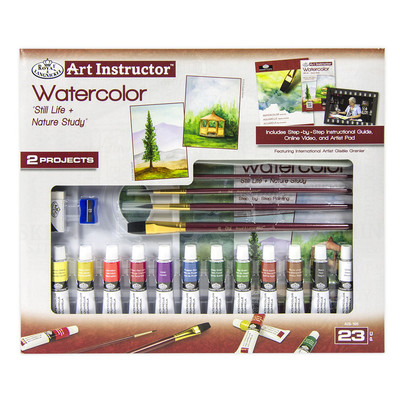 Art Inst. Artist Activity Set, Still Life/Nature - Watercolor