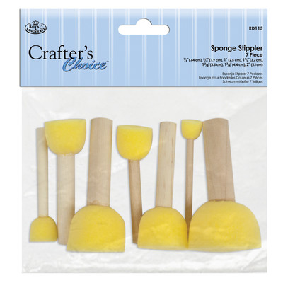 Crafter's Choice Sponge Stippler Set, Variety (7pc)