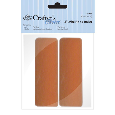 Crafter's Choice Mini Roller, Flock Foam 4" (2pc)
