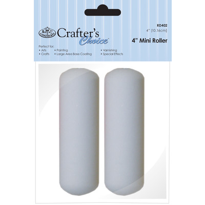 Crafter's Choice Mini Roller Set, Foam 4" (2pc)