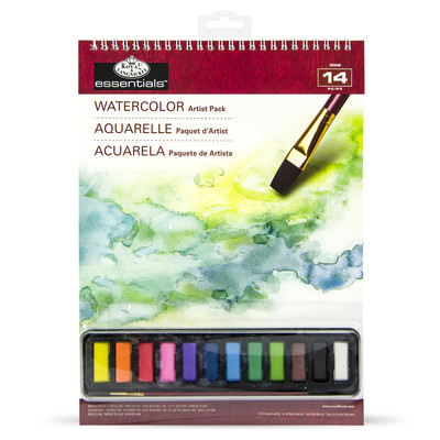 Essentials Artist Pack, Watercolor Cakes (14pc)