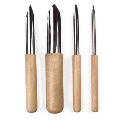 Potter's Select Semi Round Hole Cutters (4pc)
