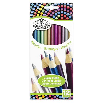 Cool Art Colour Pencils, Metallic (12 Piece)