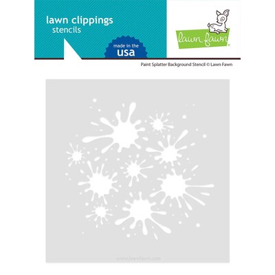 Stencil, Paint Splatter Background