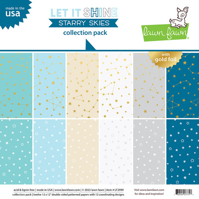 12X12 Collection Pack, Let it Shine Starry Skies
