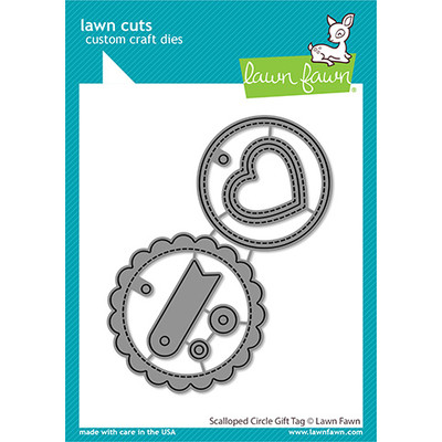 Die, Scalloped Circle Gift Tag