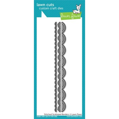 Die, Stitched Scalloped Border