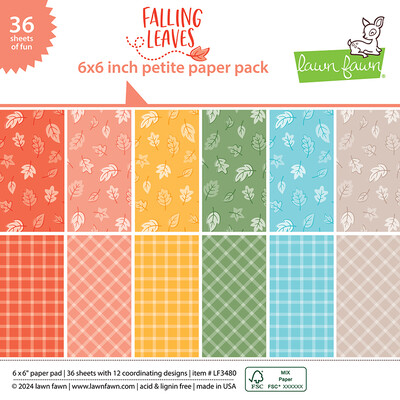 6X6 Petite Paper Pack, Falling Leaves