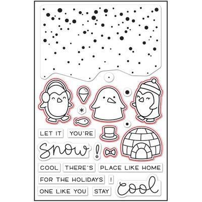 Clear Stamp Set, Snow Cool