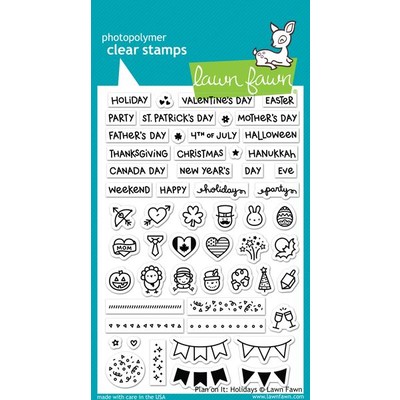 Clear Stamp Set, Plan On It: Holidays