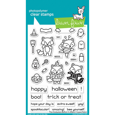 Clear Stamp, Fox Costumes Before 'N Afters