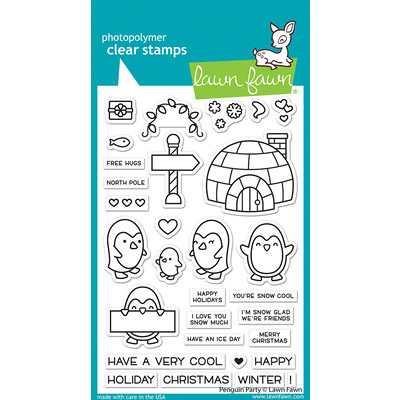 Clear Stamp, Penguin Party