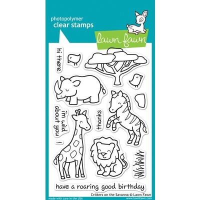 Clear Stamp, Critters on the Savanna