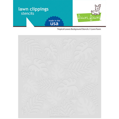 Stencil Pack, Tropical Leaves Background