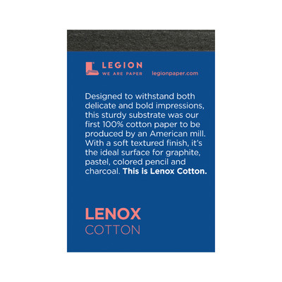 Lenox 100% Cotton Mini Paper Pad, 2.5" x 3.75" - White (250gsm)