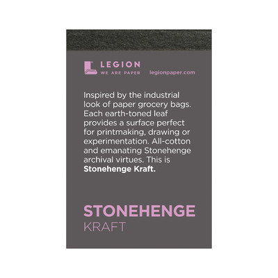 Stonehenge Kraft 100% Cotton Mini Paper Pad, 2.5" x 3.75" (250gsm)