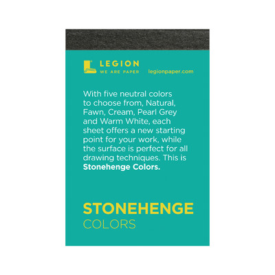 Stonehenge Colors 100% Cotton Mini Paper Pad, 2.5" x 3.75" (250gsm)