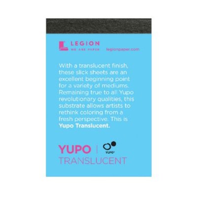 Yupo Translucent Mini Paper Pad, 2.5" x 3.75" (104lb/153gsm)